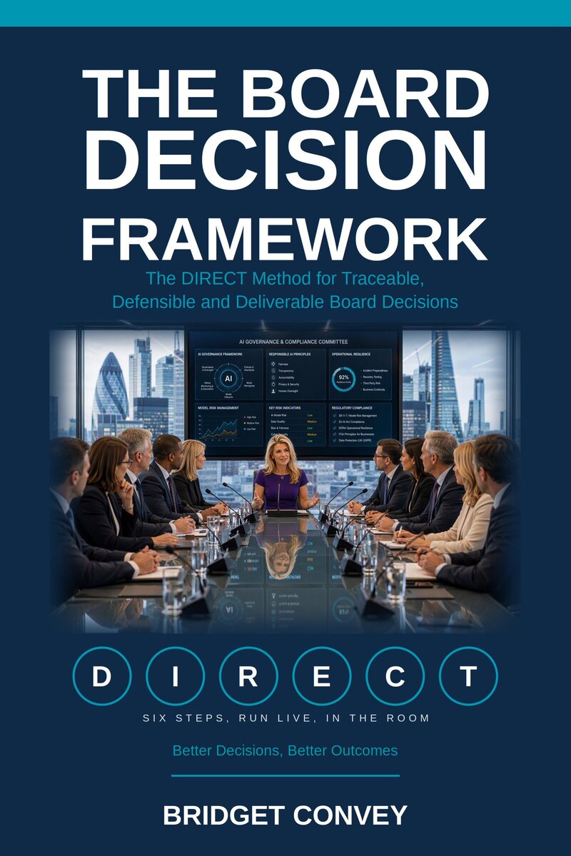 Cover of The Board Decision Framework by Bridget Convey